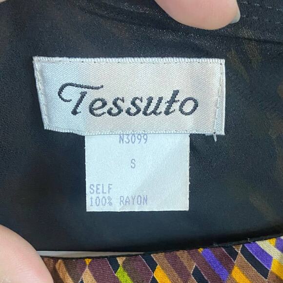 Tessuto Multicolor Midi Skirt Size Small - Picture 3 of 3